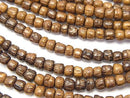 1strand $2.79! Wood Beads  Roundel (Tube )4x4x3mm 1strand (aprx.15inch/38cm)