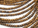1strand $2.79! Wood Beads  Roundel (Tube )4x4x3mm 1strand (aprx.15inch/38cm)