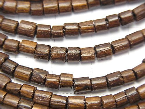 Wood Beads  Tube 3x3x3mm 1strand beads (aprx.15inch/38cm)