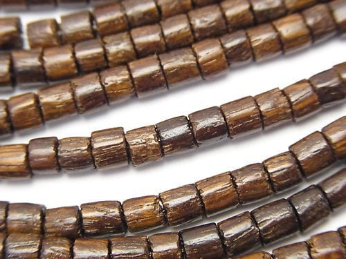 Tube, Wood Beads Natural Beads