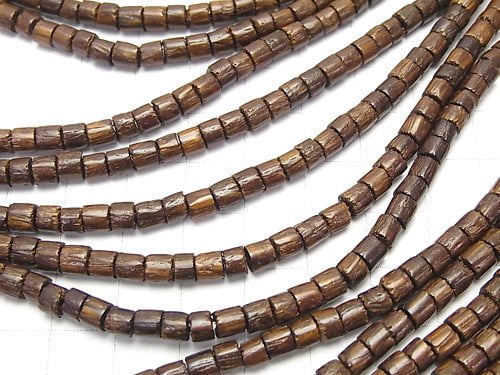 1strand $2.79! Wood Beads  Tube 4.5x4.5x3mm 1strand beads (aprx.15inch/38cm)