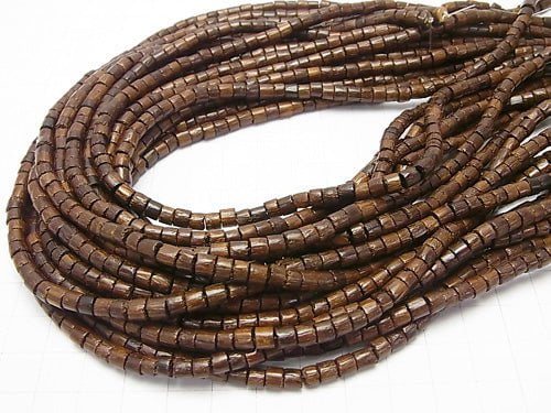 1strand $2.79! Wood Beads  Tube 4.5x4.5x3mm 1strand beads (aprx.15inch/38cm)