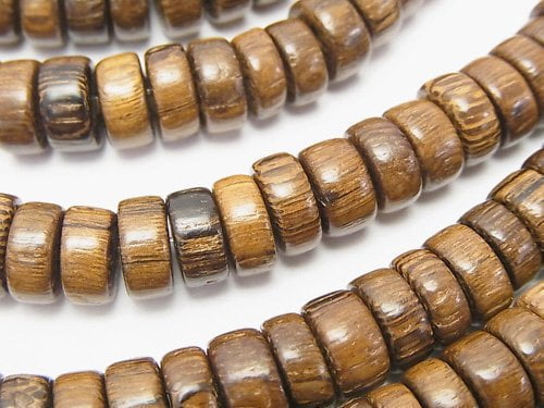 Roundel, Wood Beads Natural Beads