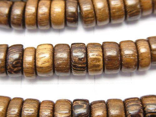 1strand $3.79! Wood Beads  Roundel 8x8x4mm 1strand beads (aprx.15inch/38cm)