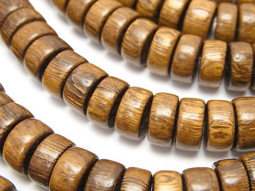 Roundel, Wood Beads Natural Beads