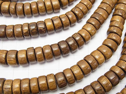 1strand $4.19! Wood Beads  Roundel 10x10x4mm 1strand beads (aprx.15inch/38cm)