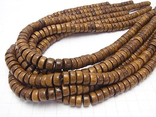 1strand $4.19! Wood Beads  Rondelle 10x10x4mm 1strand beads (aprx.15inch/38cm)