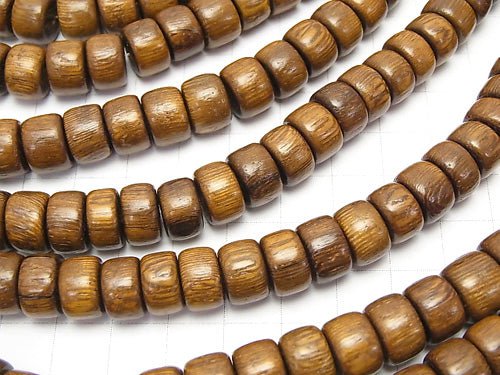 1strand $4.79! Wood Beads  Roundel 11x11x6mm 1strand beads (aprx.15inch/38cm)