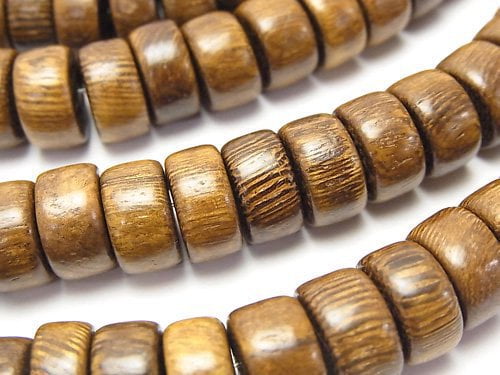 Roundel, Wood Beads Natural Beads