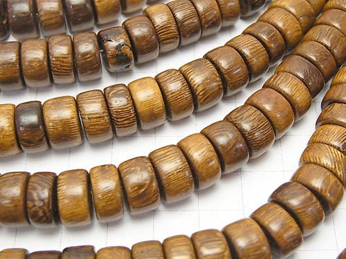 1strand $4.79! Wood Beads  Roundel 12x12x6mm 1strand beads (aprx.15inch/38cm)