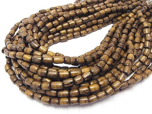 1strand $2.79! Wood Beads  Tube 7x6x6mm 1strand beads (aprx.15inch/36cm)