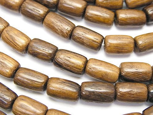 Tube, Wood Beads Natural Beads