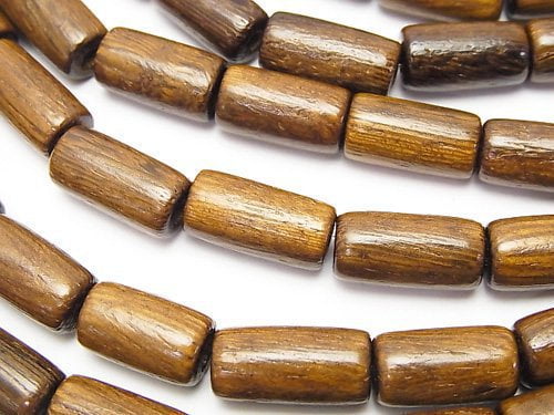 Tube, Wood Beads Natural Beads