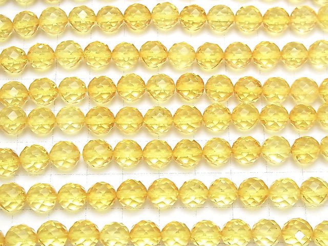 [Video] Baltic Amber Faceted Round 8 mm Yellow color 1/4 or 1strand beads (aprx.15 inch / 38 cm)