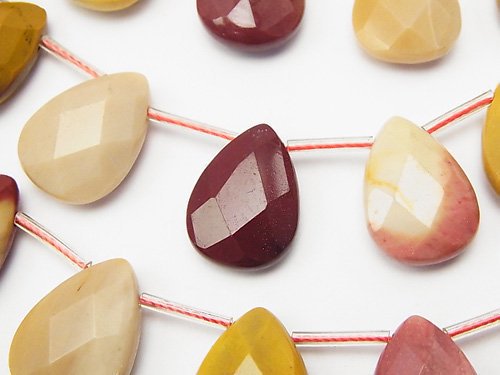 Mookaite, Pear Shape Gemstone Beads