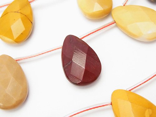 Mookaite, Pear Shape Gemstone Beads