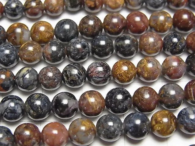 [Video] Pietersite AAA- Round 6mm half or 1strand beads (aprx.15inch/38cm)