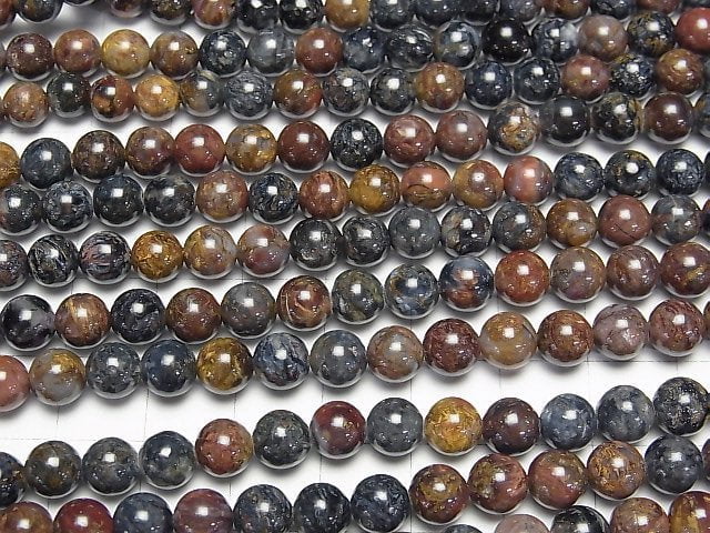 [Video] Pietersite AAA- Round 6mm half or 1strand beads (aprx.15inch/38cm)