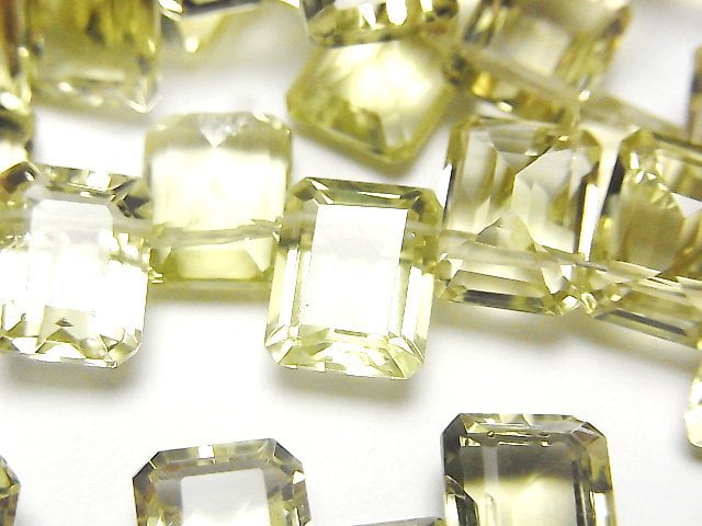 Lemon Quartz, Rectangle Gemstone Beads