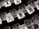 Rectangle, Rose Quartz Gemstone Beads