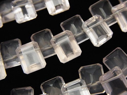 Rectangle, Rose Quartz Gemstone Beads