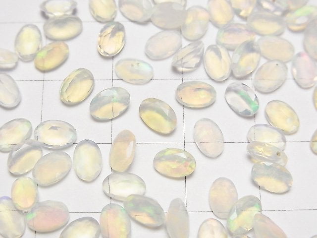 High Quality Ethiopia Opal AAA Oval Faceted 6 x 4 mm 10 pcs $27.99!