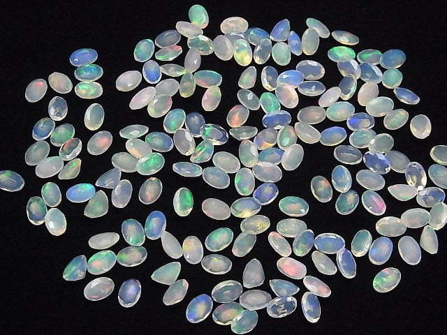 High Quality Ethiopia Opal AAA Oval Faceted 6 x 4 mm 10 pcs $27.99!