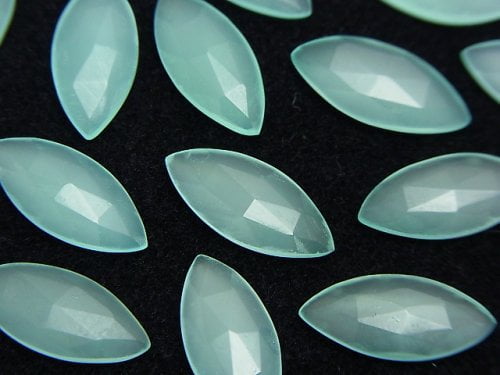 Cabochon, Chalcedony, Marquise, Undrilled Gemstone Beads