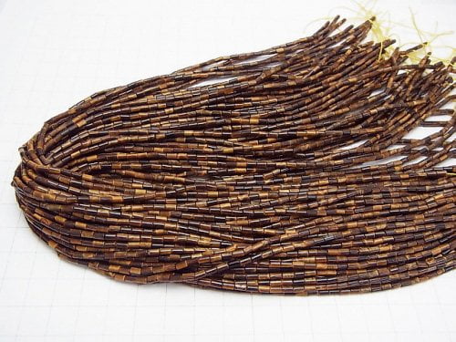 Yellow Tiger's Eye AA++ Tube 4x2x2mm 1strand beads (aprx.14inch/35cm)