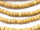 1strand $1.79! Coconut Rondelle (Heishi) 3x3x2mm natural color 1strand beads (aprx.22inch / 56cm)