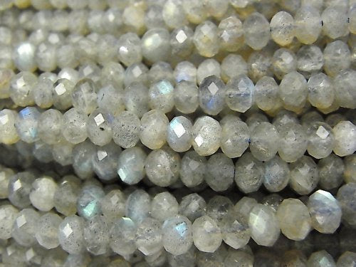 Labradorite, Roundel Gemstone Beads