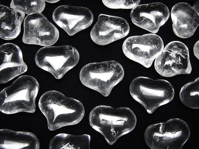 Crystal AA+ Undrilled Heart 19x25mm 1pc