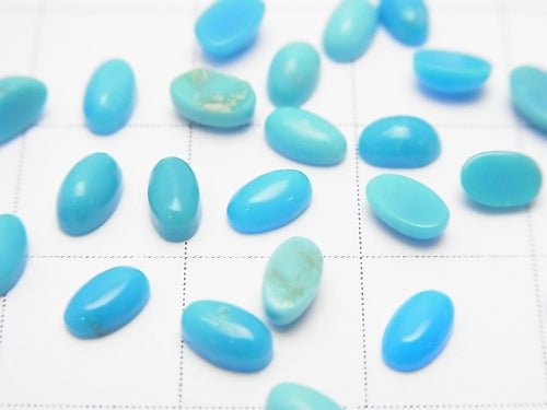 [Video] Arizona Sleeping Beauty Turquoise AAA Oval Cabochon 5 x 3 mm 10 pcs $16.99!