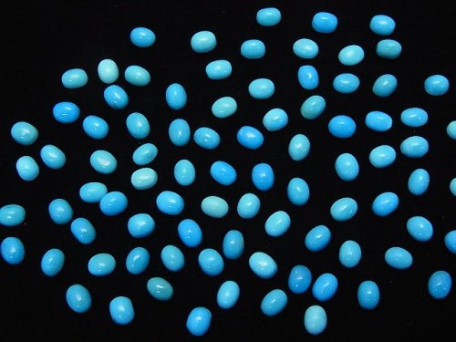 Arizona Sleeping Beauty Turquoise AAA Oval Cabochon 5 x 4 mm 10pcs $22.99!