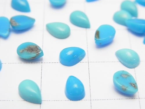 [Video] Arizona Sleeping Beauty Turquoise AAA Pear shape Cabochon 6 x 4 mm 10pcs $24.99!