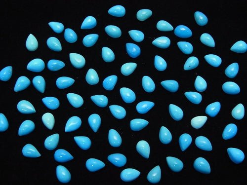 [Video] Arizona Sleeping Beauty Turquoise AAA Pear shape Cabochon 6 x 4 mm 10pcs $24.99!