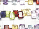 [Video] High Quality Mixed Stone AAA Rectangle Faceted 7x5mm Half or 1 Strand (28pcs)