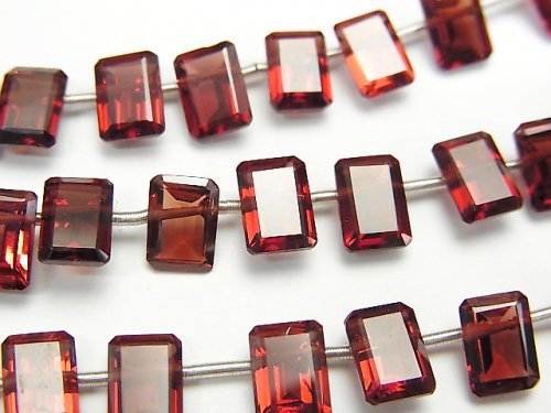 Garnet, Rectangle Gemstone Beads