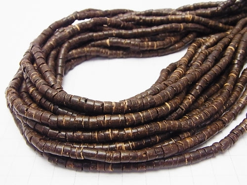 1strand $1.99! Coconut Tube 5 x 5 x 3 mm Brown 1 strand beads (aprx.22 inch / 56 cm)