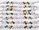 [Video]High Quality Mixed Stone AAA Round Faceted 6x6mm half or 1strand beads (aprx.4inch/9cm)