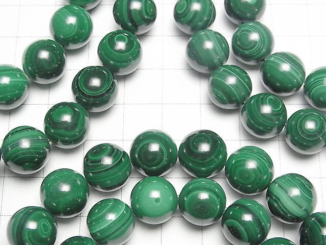 [Video] Malachite AA + Round 12 mm Eye Agate type 1 strand (Bracelet)