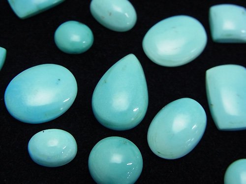 Cabochon, Turquoise, Undrilled Gemstone Beads