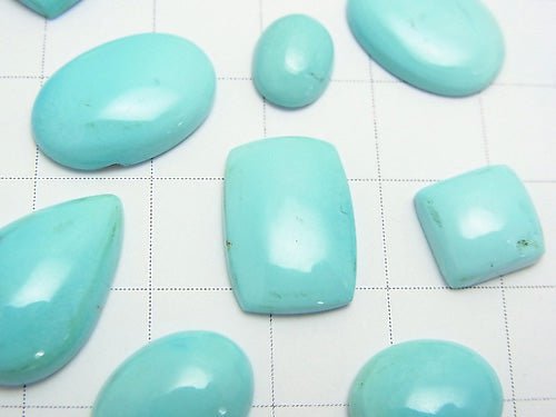 [Video] 5pcs $49.99! Assort set Arizona Sleeping Beauty Turquoise AAA - Undrilled Cabochon 5pcs