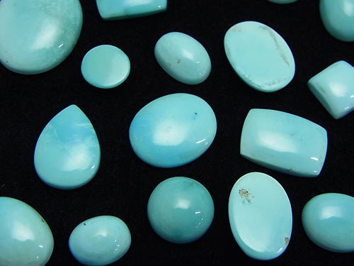 [Video] 5pcs $49.99! Assort set Arizona Sleeping Beauty Turquoise AAA - Undrilled Cabochon 5pcs