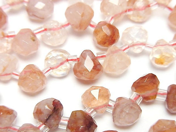 Faceted Briolette, Other Quartz Gemstone Beads