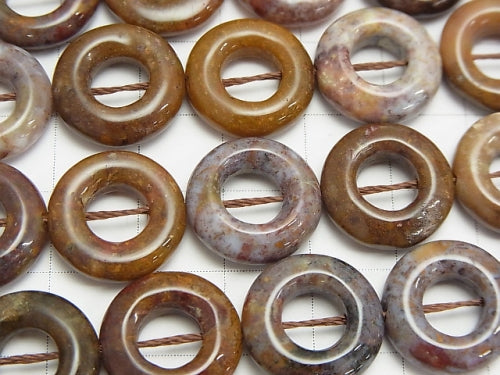 Pietersite Coin (donut) 15 x 15 x 4 half or 1 strand (apr x 15 inch / 37 cm)