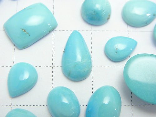 5pcs $39.99! Assort set! Arizona Sleeping Beauty Turquoise AAA - Undrilled Cabochon 5pcs