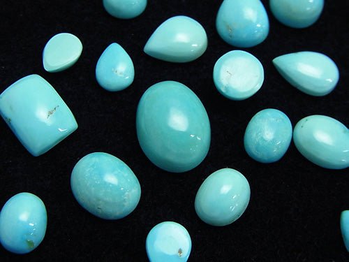 5pcs $39.99! Assort set! Arizona Sleeping Beauty Turquoise AAA - Undrilled Cabochon 5pcs