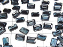 [Video] High Quality London Blue Topaz AAA Loose Stone, Rectangle Faceted, 6x4mm, 3pcs