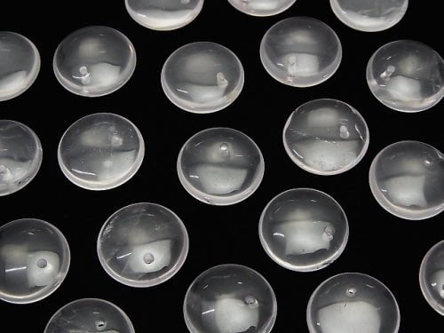 Madagascar Rose Quartz AAA Coin 15 x 15 x 4 mm half or 1 strand (apr x 6 inch / 15 cm)